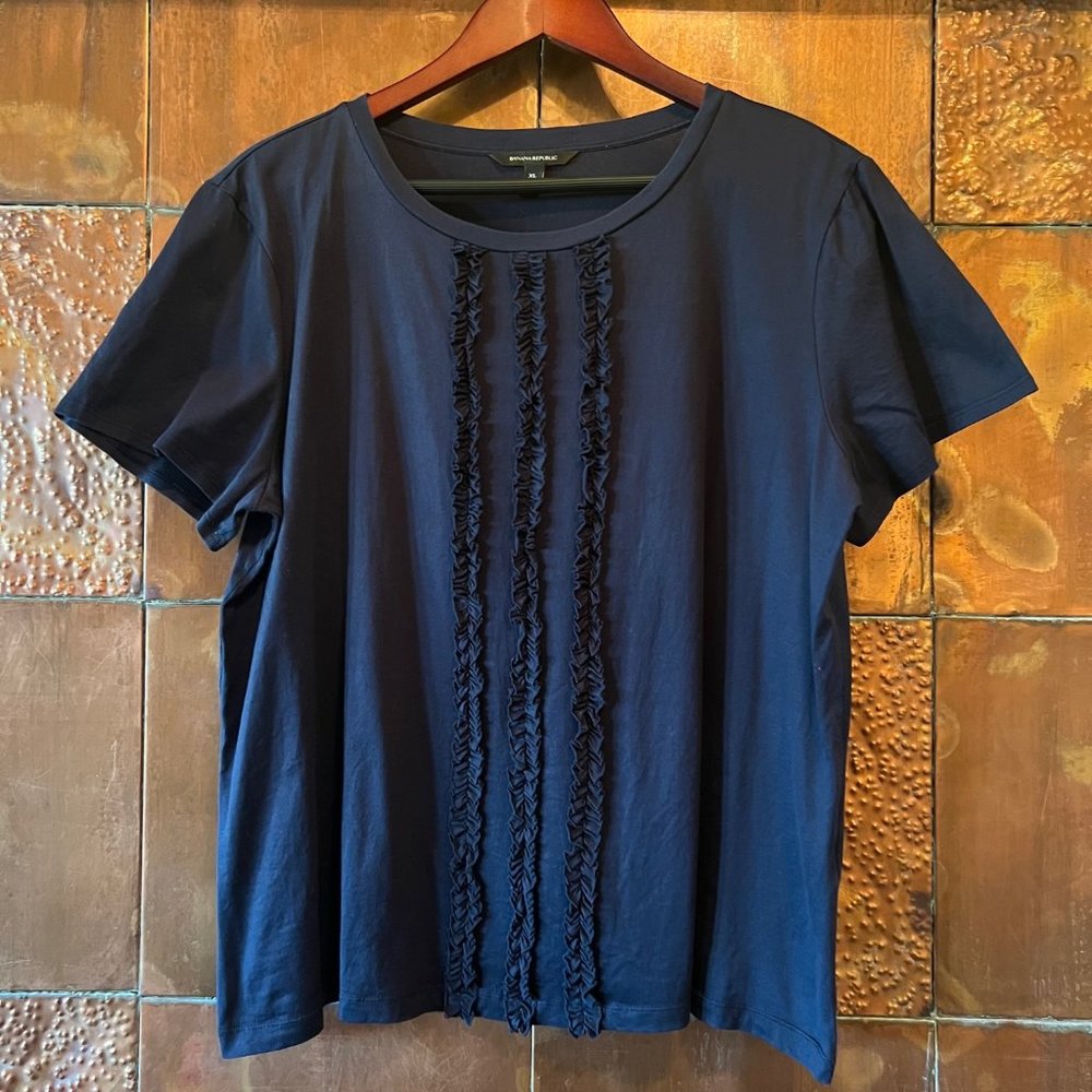 Banana Republic * Knit Top * Navy * XL